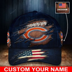 Chicago Bears Personalized Classic Cap BG219