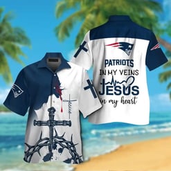 New England Patriots Button Shirt BB792