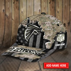 Atlanta Falcons Personalized Classic Cap AZCCAP051