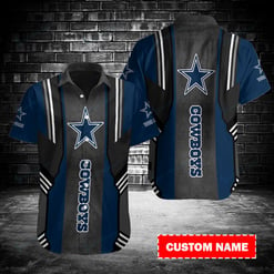 Dallas Cowboys Personalized Button Shirt BB187