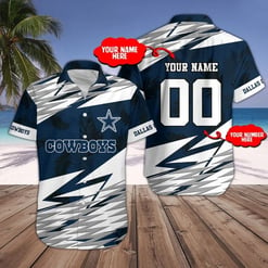 Dallas Cowboys Personalized Button Shirts BG132