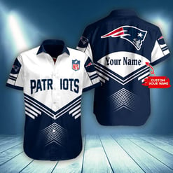 New England Patriots Personalized Button Shirt BB1017