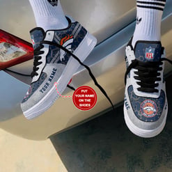 Denver Broncos Personalized AF1 Shoes BG188