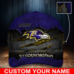 Baltimore Ravens Personalized Classic Cap BG293