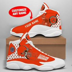 Cleveland Browns Personalized AJD13 Sneakers 938