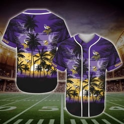 Minnesota Vikings Baseball Jersey BG841