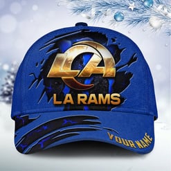 Los Angeles Rams Personalized Classic Cap BBCAP936