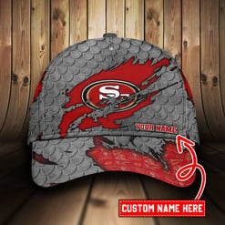 San Francisco 49ers Personalized Classic Cap BB335