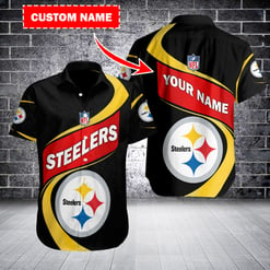 Pittsburgh Steelers Personalized Button Shirt BB881