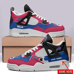 Buffalo Bills Personalized AJ4 Sneaker BG318