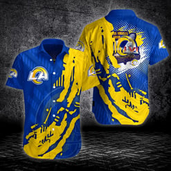 Los Angeles Rams Button Shirts BG453