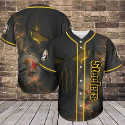 Pittsburgh Steelers Baseball Jersey AZCBJS132