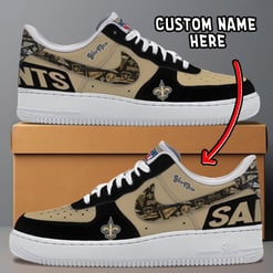 New Orleans Saints Personalized AF1-1 Shoes AF1S024