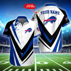 Buffalo Bills Personalized Button Shirt BB422