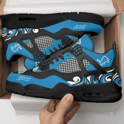 Detroit Lions AJ4 Sneaker BG256