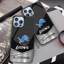 Detroit Lions Personalized Phone Case BGPC132