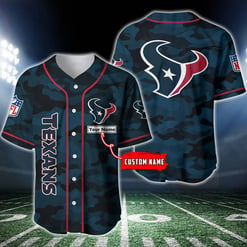 Houston Texans Personalized Baseball Jersey BG230