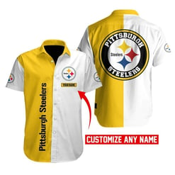 Pittsburgh Steelers Personalized Button Shirt BB597