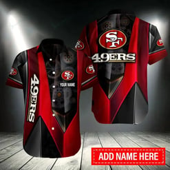 San Francisco 49ers Personalized Button Shirt BB203