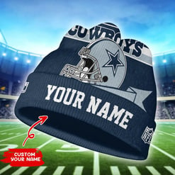 Dallas Cowboys Personalized Wool Beanie 184