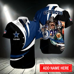 Dallas Cowboys Personalized Button Shirt BB288