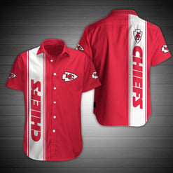 Kansas City Chiefs Button Shirt 073