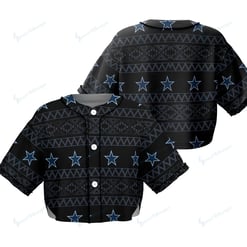 Dallas Cowboys Crop Top Baseball Jersey 136