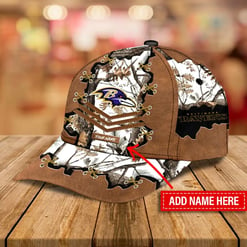 Baltimore Ravens Personalized Classic Cap BG968