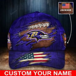 Baltimore Ravens Personalized Classic Cap BG218