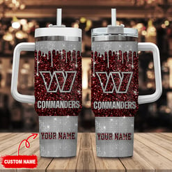 Washington Commanders Personalized Limited Edition Sport Fan Gift 40oz Tumbler AZC40OZT078