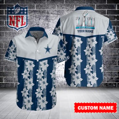 Dallas Cowboys Personalized Button Shirt BB697