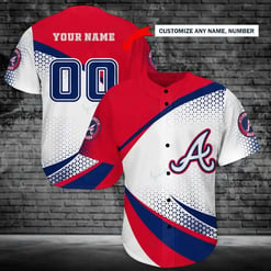 Atlanta Braves Personalized Baseball Jersey Shirt 189