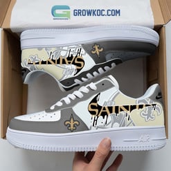 New Orleans Saints Personalized Colorful AF1-1 Shoes AF1CS024