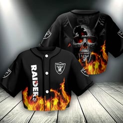 Las Vegas Raiders Crop Top Baseball Jersey 18