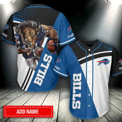 Buffalo Bills Personalized Baseball Jersey BG275