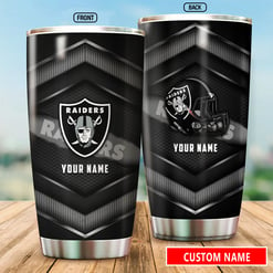 Las Vegas Raiders Personalized Tumbler BGTUM685