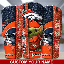 Denver Broncos Personalized Tumbler BG160