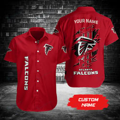 Atlanta Falcons Personalized Button Shirt BG998