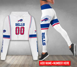 Buffalo Bills Personalized Combo Croptop Hoodie And Leggings BGLG366+BG2CHD366