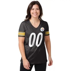 Pittsburgh Steelers Personalized V-neck Women T-shirt BG723