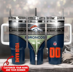 Denver Broncos Personalized Limited Edition Sport Fan Gift 40oz Tumbler AZC40OZT120