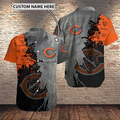 Chicago Bears Personalized Button Shirt BG986