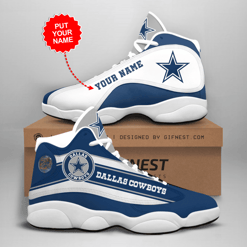 Dallas Cowboys Personalized AJD13 Sneakers 1065