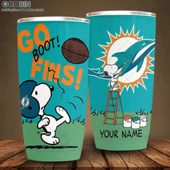 Miami Dolphins Personalized Tumbler BG598