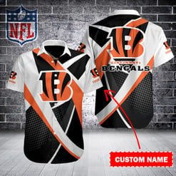 Cincinnati Bengals Personalized Button Shirt BB324