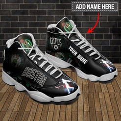 Boston Celtics Personalized AJD13 Sneakers BG06