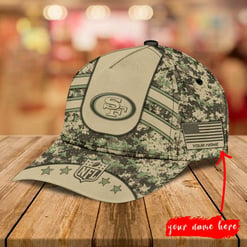 San Francisco 49ers Personalized Classic Cap BG911