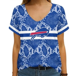 Buffalo Bills V-neck Women T-shirt