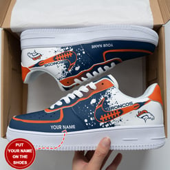 Denver Broncos Personalized AF1 Shoes BG329