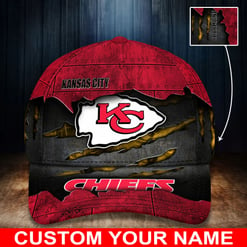 Kansas City Chiefs Personalized Classic Cap BG306